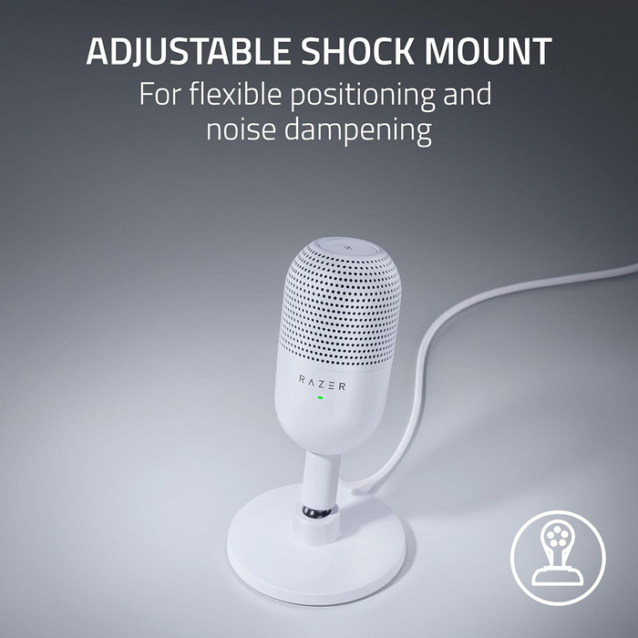 Razer Seiren V3 Mini Microphone - White  for sale in Egypt from Games2Egypt