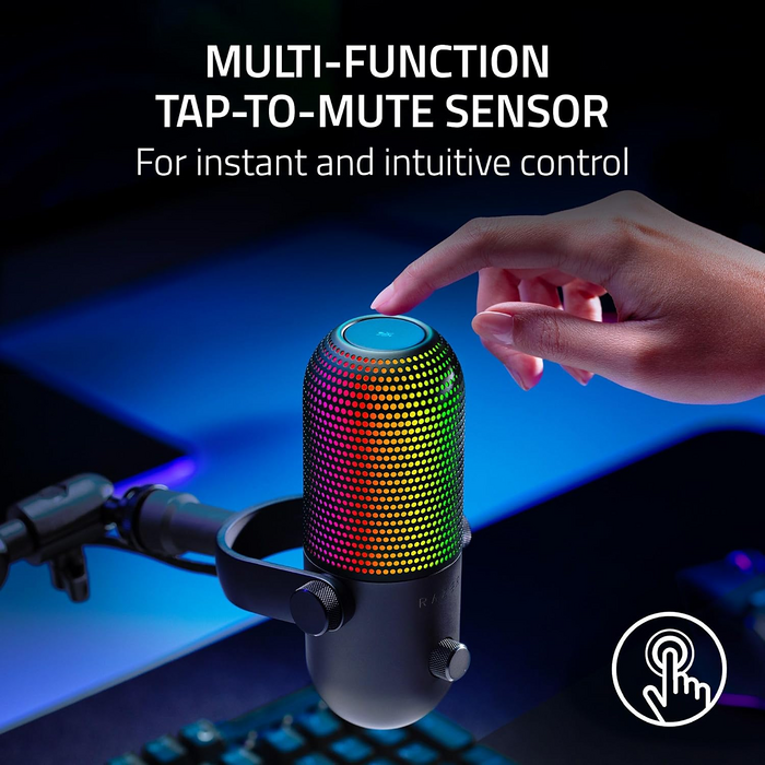 Razer Seiren V3 Chroma Microphone  - Black   for sale in Egypt from Games2Egypt