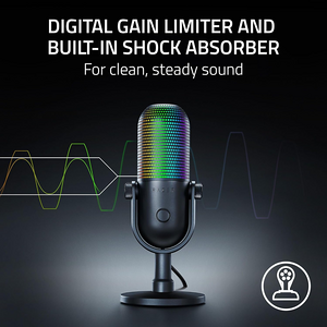 Razer Seiren V3 Chroma Microphone  - Black   for sale in Egypt from Games2Egypt