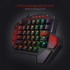 Redragon K585 DITI One-Handed  Mechanical Gaming Wired Keyboard  for sale in Egypt from Games2Egypt