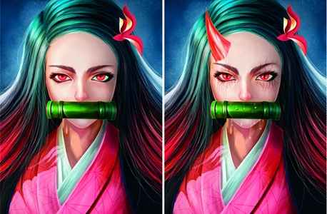 Demon Slayer - Nezuko Kamado  3D Poster  -  for sale in Egypt from Games2Egypt