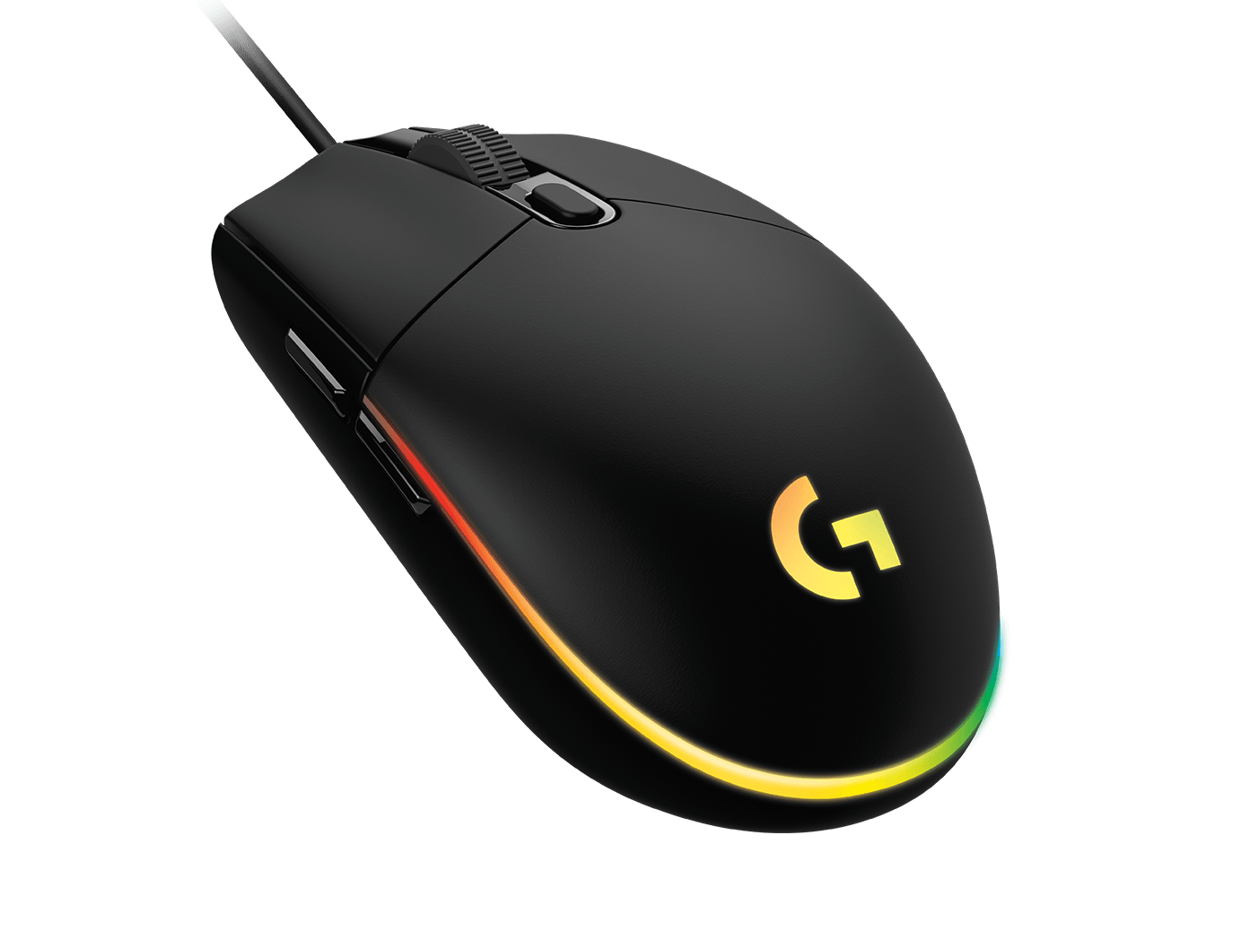 Buy Logitech G203 Lightsync Optical Wired Gaming Mouse RGB - Black ...