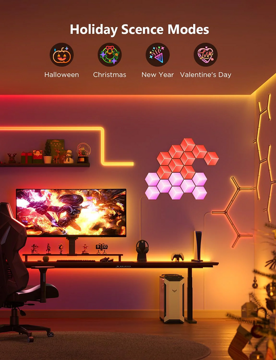 مصباح إضاءة للحائط بألوان أر جي بي من جوفي H6062  للبيع في مصر من خلال Games2Egypt