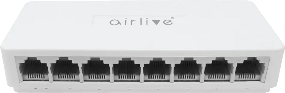 Airlive Live-8GT 8 Port Ethernet Desktop Switch - White 