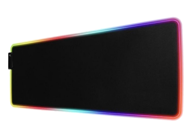 Gaming Mouse Pad RGB Multicolor 40*90CM - Black