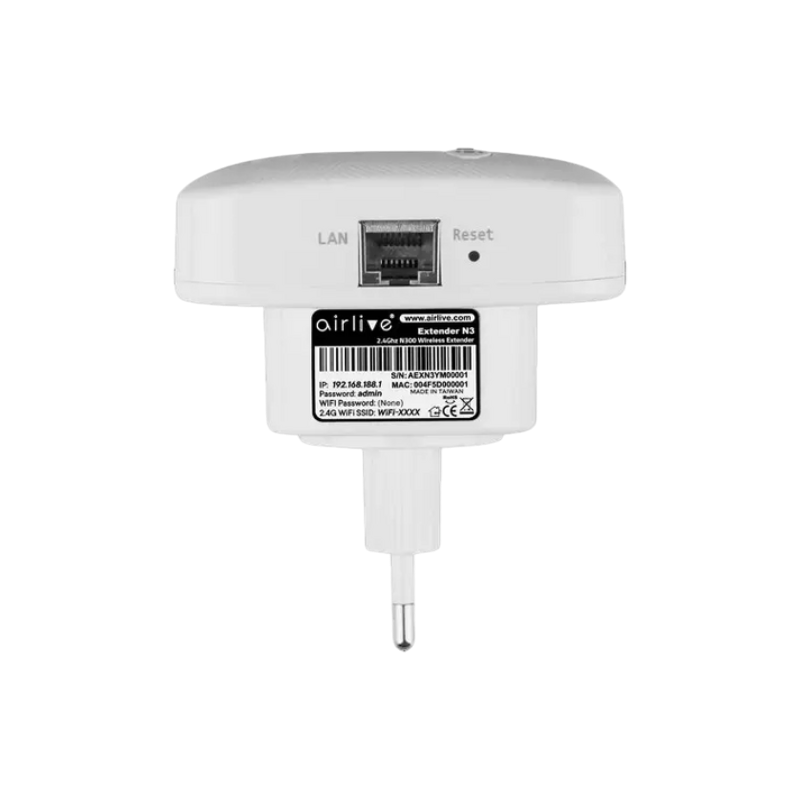Airlive Extender N3 Range Wireless with an External Antenna - White – image 2