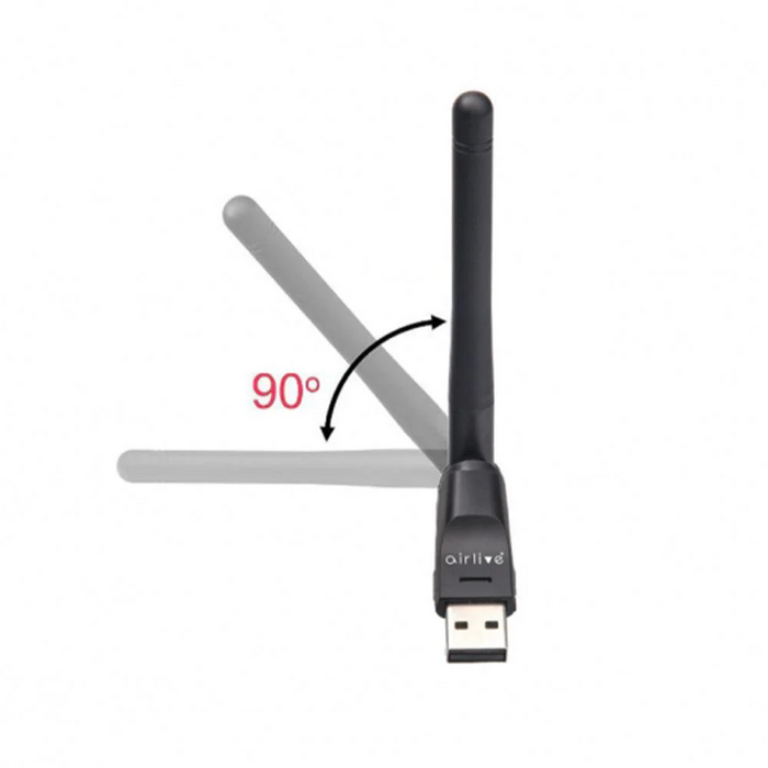 ايرلايف محول USB لاسلكي نانو N15A بسرعة 150 ميجابت في الثانية - أسود  للبيع في مصر من خلال Games2Egypt