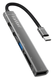 Earldom ET-HUB21 5-in-1 USB Type-C Hub - Open Sealed -  for sale in Egypt from Games2Egypt