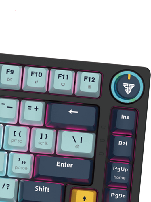 كيبورد جيمنج سلكية ميكانيكية ATOM81 MK875V2 من فانتيك سويتش ازرق  للبيع في مصر من خلال Games2Egypt