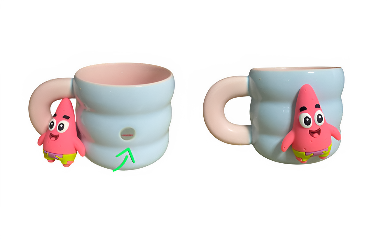 SpongeBob: Patrick Ceramic  Magnet 3D Mug  – image 3
