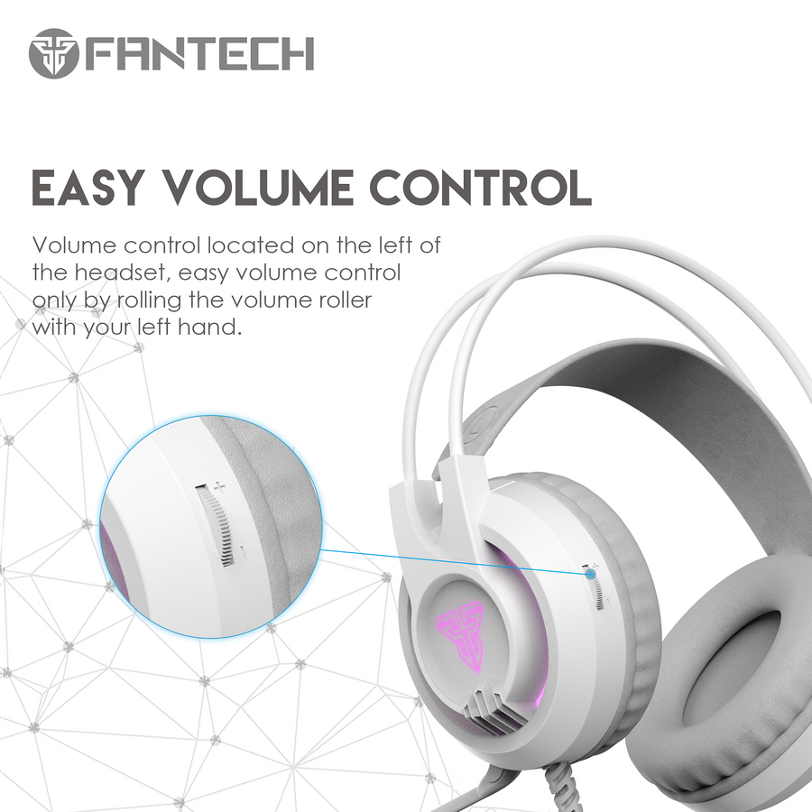 Fantech HG20 Chief II Space Edition Wired Gaming Headset - White – image 7