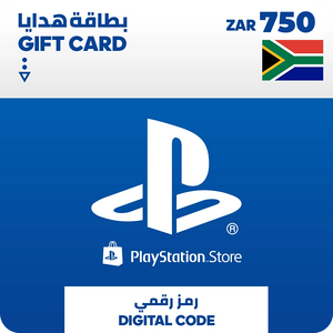 بطاقة شحن بلايستيشن ستور 750 راند (جنوب أفريقيا)