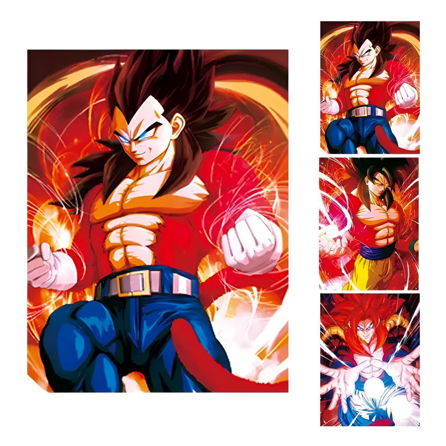 Dragon Ball Z Goku And Vegeta Anime 3D Poster 