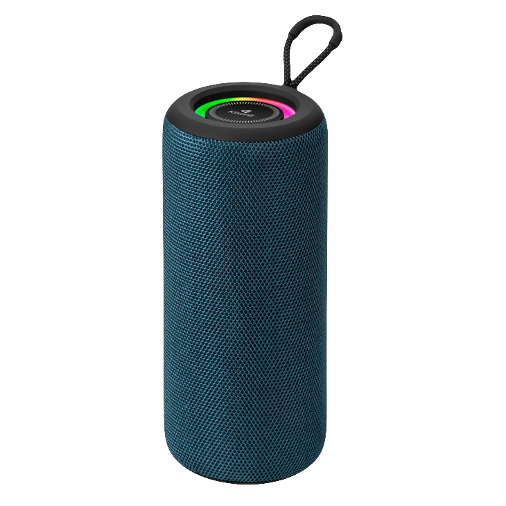 Kisonli Q27 Stereo Portable Speaker with Deep Bass RGB - Blue