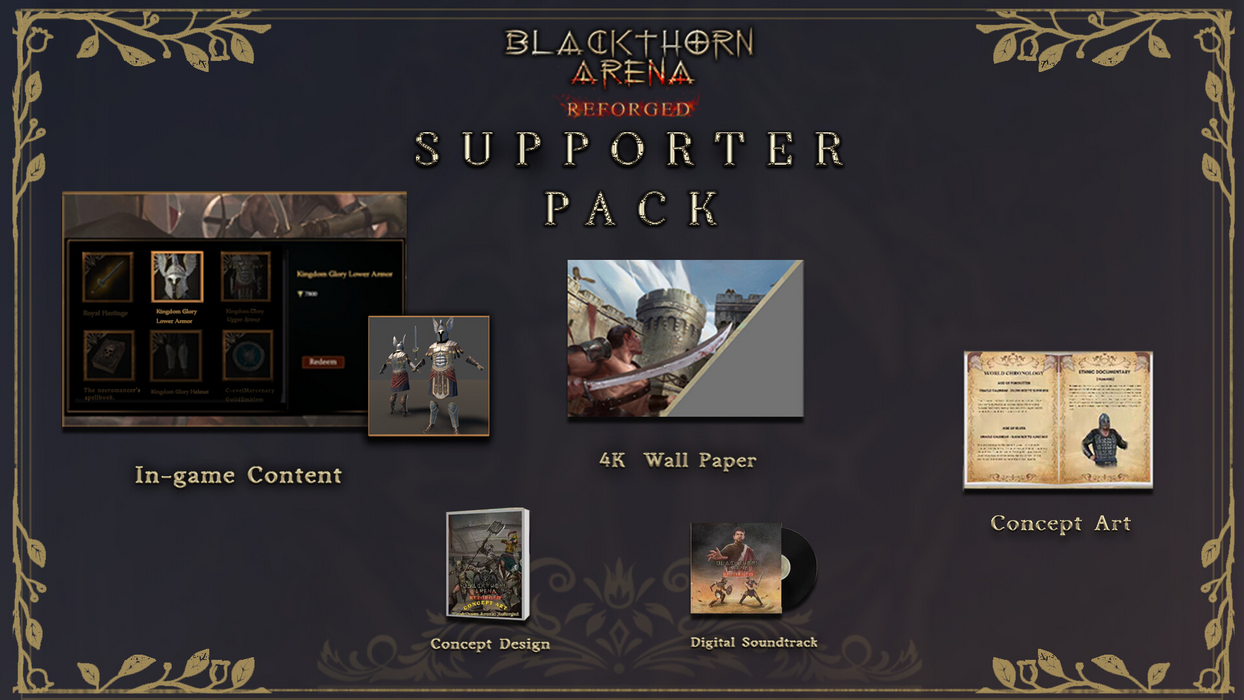Blackthorn Arena: Reforged – Supporter Pack  للبيع في مصر من خلال Games2Egypt