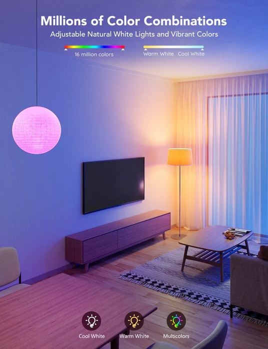 إضاءة بمصابيح RGB LED خلفية بتحكم عن بعد من جوفي  1200LM  للبيع في مصر من خلال Games2Egypt