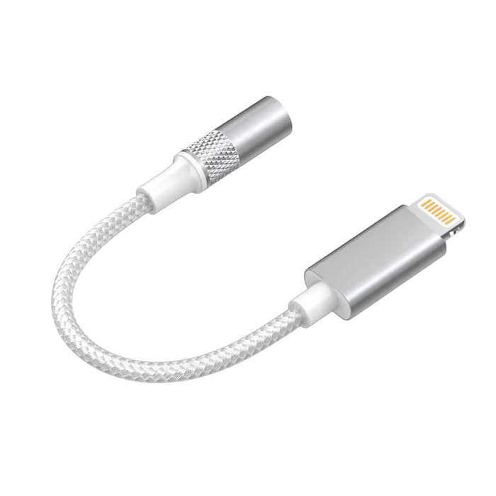 LDNIO LS-Y80i Lightning TO 3.5MM Audio Jack Adapter - white  for sale in Egypt from Games2Egypt