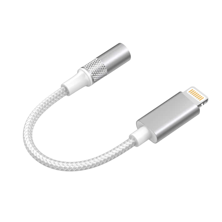 LDNIO LS-Y80i Lightning TO 3.5MM Audio Jack Adapter - white – image 2