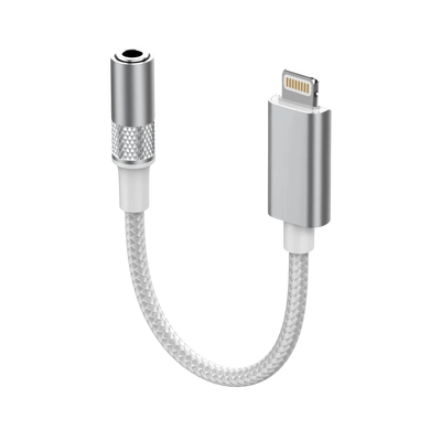 LDNIO LS-Y80i Lightning TO 3.5MM Audio Jack Adapter - white