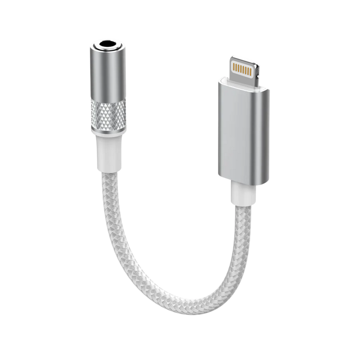 LDNIO LS-Y80i Lightning TO 3.5MM Audio Jack Adapter - white  for sale in Egypt from Games2Egypt