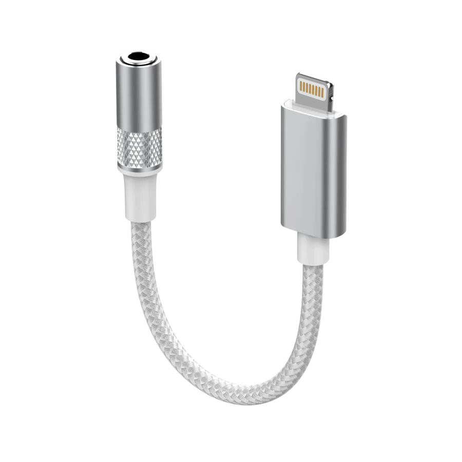 LDNIO LS-Y80i Lightning TO 3.5MM Audio Jack Adapter - white
