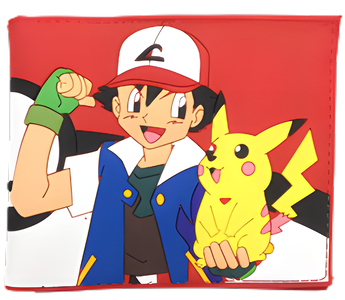  Games: Nintendo - Pokemon - Pikachu & Ash Ketchum - Wallet -  for sale in Egypt from Games2Egypt