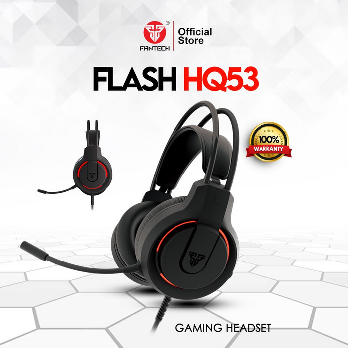 سماعة الألعاب السلكية من فانتيك FLASH HQ53 - أسود  للبيع في مصر من خلال Games2Egypt