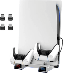 OIVO Cooling Stand with Dual Charging Station for PS5 Console (Digital and Physical) - Open Sealed -  for sale in Egypt from Games2Egypt