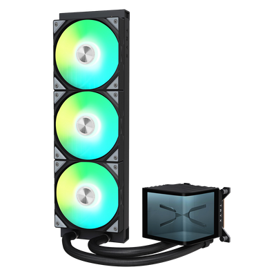TRYX Panorama L-shaped AMOLED Screen Liquid Cooler ARGB 360 - Black