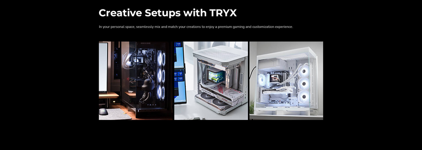 TRYX بانوراما ARGB 360 كولر مائي للمعالج بشاشة اموليد - أبيض  للبيع في مصر من خلال Games2Egypt
