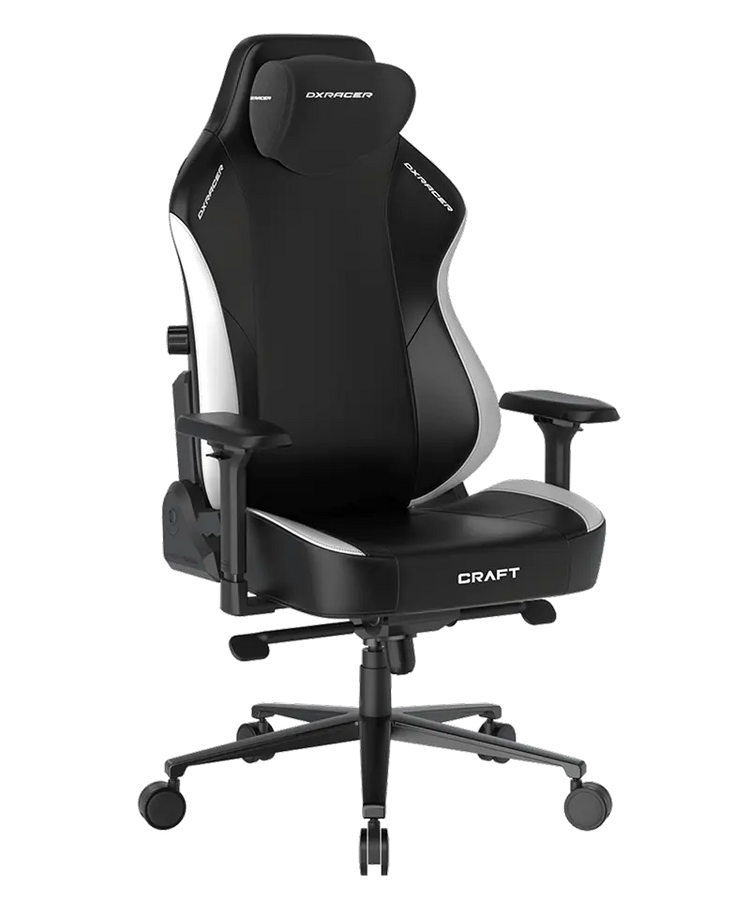 DXRacer CRAFT Series Size L Gaming Chair - Black/White – image 2