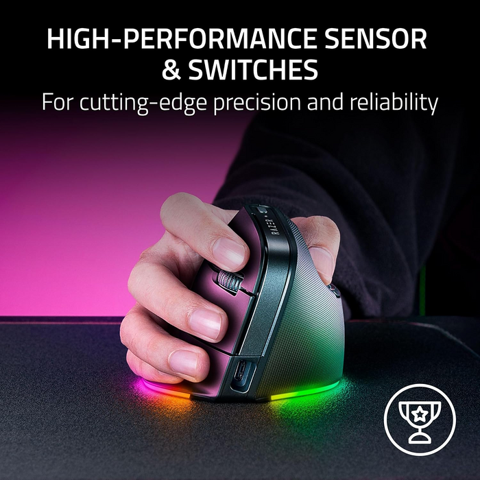Razer Pro Click V2 Vertical - Wireless Gaming Mouse - Black  for sale in Egypt from Games2Egypt