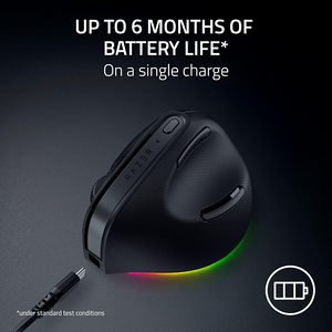 Razer Pro Click V2 Vertical - Wireless Gaming Mouse - Black  for sale in Egypt from Games2Egypt