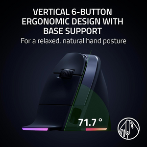 Razer Pro Click V2 Vertical - Wireless Gaming Mouse - Black  for sale in Egypt from Games2Egypt