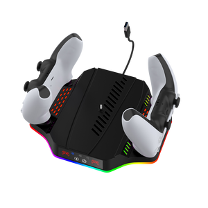 حامل تبريد وشحن RGB من دوبي TP5-3583 لجهاز بلايستيشن 5 سليم / برو  للبيع في مصر من خلال Games2Egypt