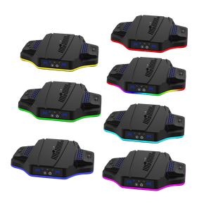 حامل تبريد وشحن RGB من دوبي TP5-3583 لجهاز بلايستيشن 5 سليم / برو  للبيع في مصر من خلال Games2Egypt
