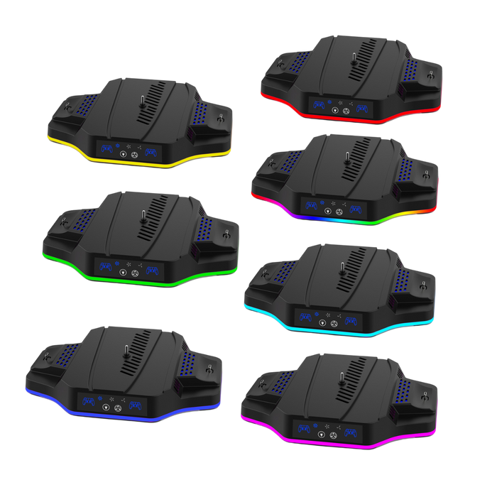 حامل تبريد وشحن RGB من دوبي TP5-3583 لجهاز بلايستيشن 5 سليم / برو  للبيع في مصر من خلال Games2Egypt