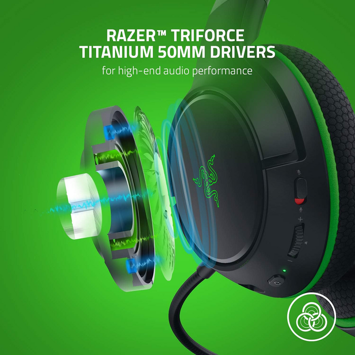 Razer Kaira Wireless Gaming Headset for Xbox Series X - Black   for sale in Egypt from Games2Egypt