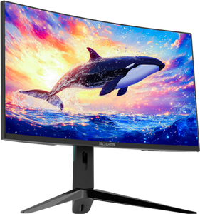 سادس KL-Whale SA-C01Q27B شاشة ألعاب منحنية 27 بوصة QHD 180Hz - أسود  للبيع في مصر من خلال Games2Egypt