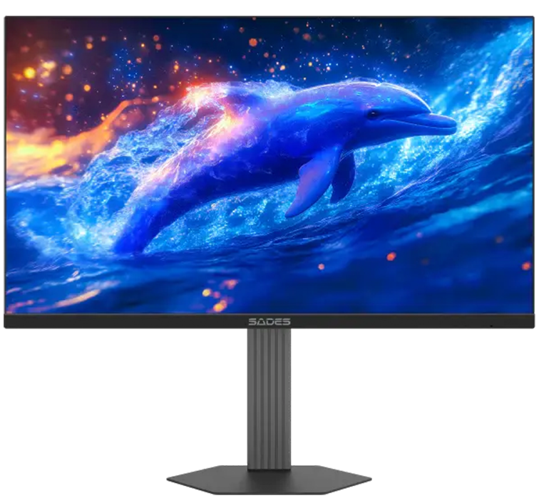 سادس BN-Dolphin SA-F01Q27 شاشة ألعاب مسطحة QHD 200Hz - أسود – صورة 6