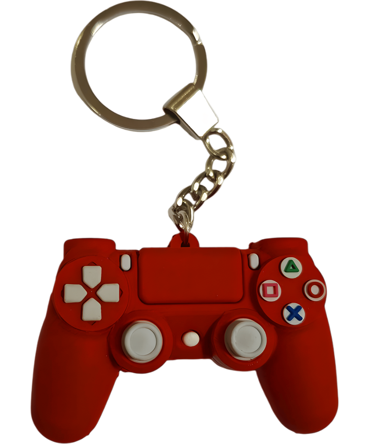 DualShock Controller PS4 Red - Keychain Medal	