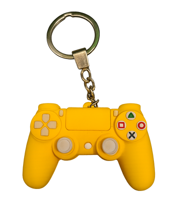 DualShock Controller PS4 Yellow - Keychain Medal