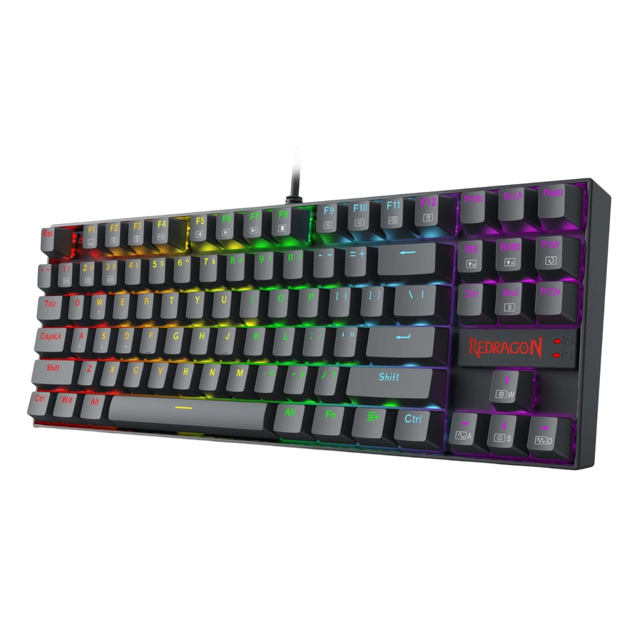 Redragon K552E Kumara Elite Rainbow Mechanical Wired Gaming Keyboard - Brown Switch – image 2