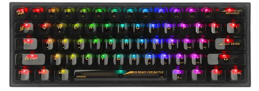 Redragon K617 CTB-RGB 60% Wired Gaming Keyboard