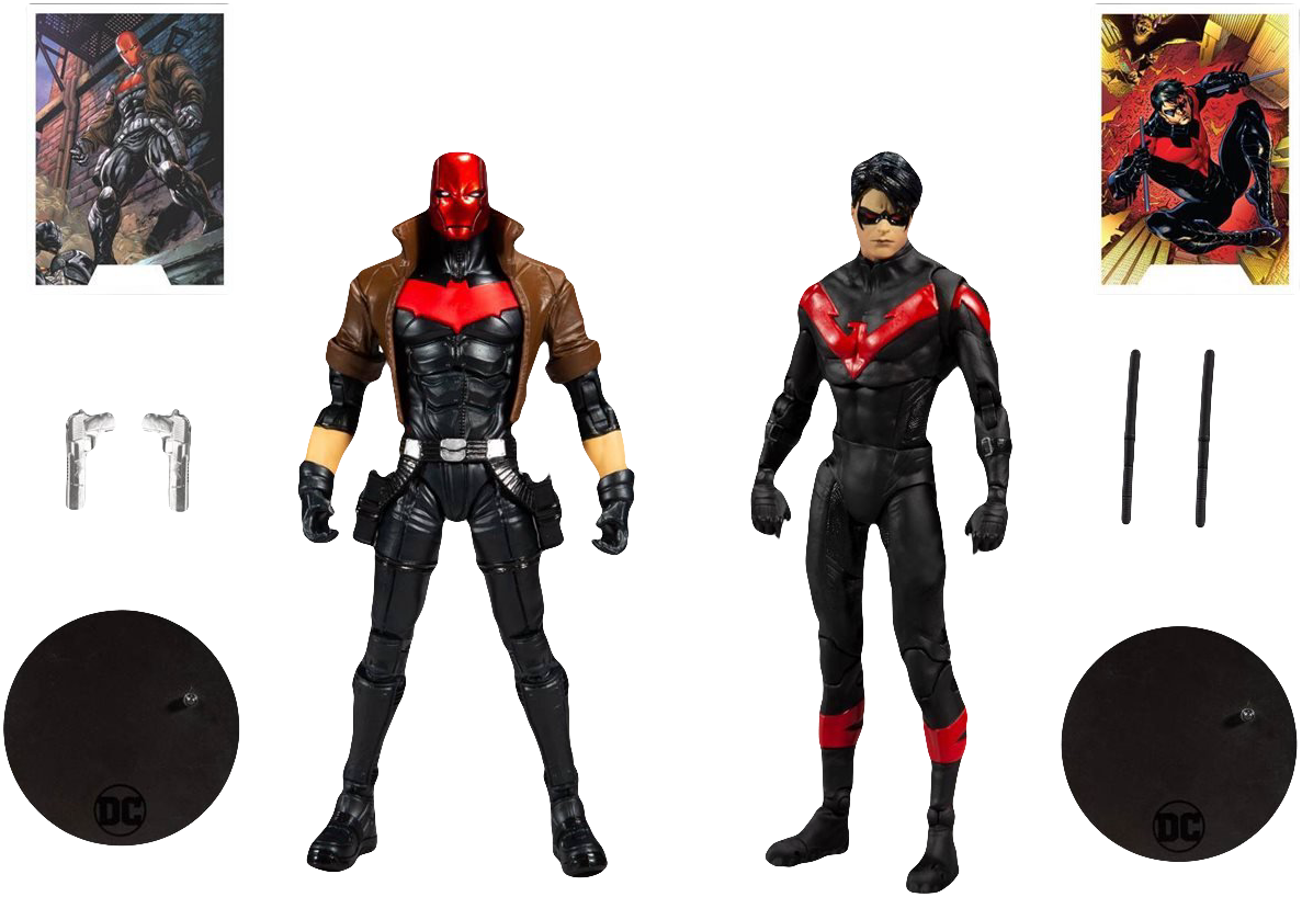 Mcfarlane DC Multiverse Nightwing vs. Red Hood 2-Pack - Action Figure  – image 3