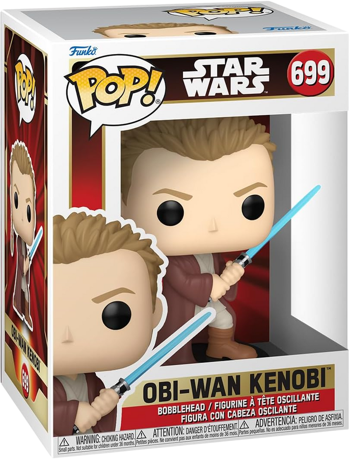 Funko Pop! Star Wars: The Phantom Menace 25th Anniversary - Obi-Wan Kenobi (Young) #699 – image 2
