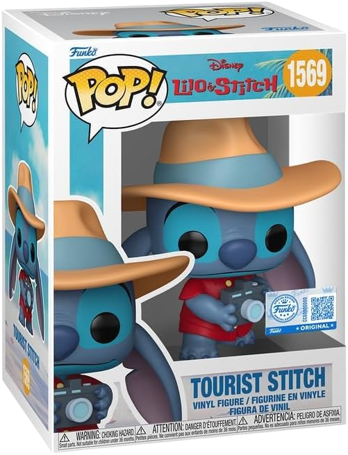 Funko Pop! Cartoon Animation: Disney - Lilo & Stitch - Tourist Stitch #1569  for sale in Egypt from Games2Egypt