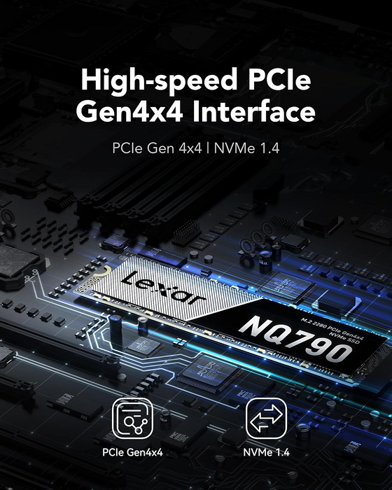 ليكسار NQ790 جين 4 NVMe M.2 1 تيرابايت + مشتت حراري لبلايستيشن 5  للبيع في مصر من خلال Games2Egypt