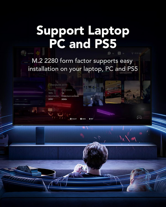 ليكسار NQ790 جين 4 NVMe M.2 1 تيرابايت + مشتت حراري لبلايستيشن 5  للبيع في مصر من خلال Games2Egypt