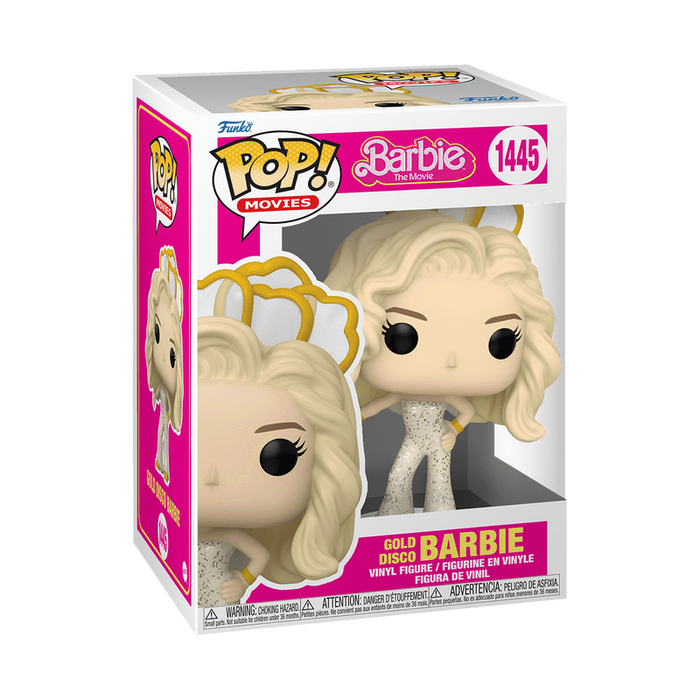 Funko Pop! Movies: Mattel - Barbie (Gold Disco Barbie) #1445  for sale in Egypt from Games2Egypt